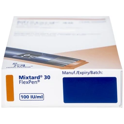Bút tiêm Mixtard 30 Flexpen 100 IU/ml Novo Nordisk điều trị bệnh đái tháo đường (5 cây x 3ml)