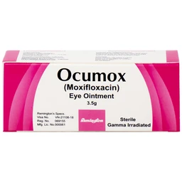 Thuốc mỡ tra mắt Ocumox Remington điều trị viêm kết mạc