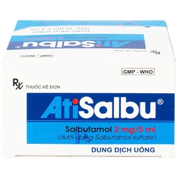 Dung dịch uống Atisalbu 5ml An Thiên điều trị co thắt phế quản do hen, viêm phế quản mãn tính (30 gói)