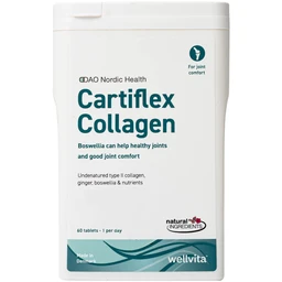 Viên uống hỗ trợ tăng cường sức khỏe xương khớp Cartiflex Collagen DAO Nordic Health (60 viên)