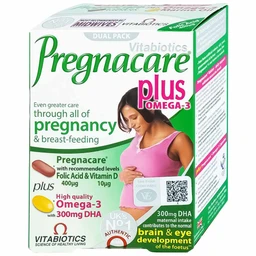 Viên uống bổ sung Vitamin Omega-3 và khoáng chất Vitabiotics Pregnacare Plus (56 viên)