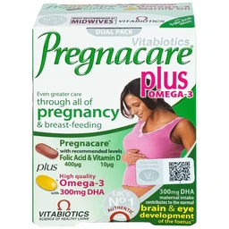 Viên uống bổ sung Vitamin Omega-3 và khoáng chất Vitabiotics Pregnacare Plus (56 viên)