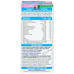 Siro bổ sung vitamin khoáng chất cho trẻ Vitabiotics Wellbaby Multi-Vitamin Liquid (150ml)