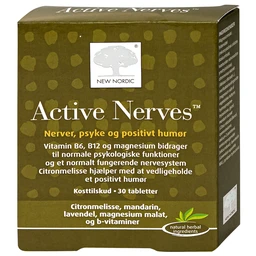 Viên uống hỗ trợ giảm mệt mỏi New Nordic Active Nerves New Nordic (30 viên)