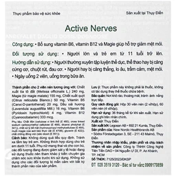 Viên uống hỗ trợ giảm mệt mỏi New Nordic Active Nerves New Nordic (30 viên)