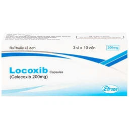 Thuốc Locoxib Efroze điều trị viêm xương khớp, viêm khớp dạng thấp (3 vỉ x 10 viên)