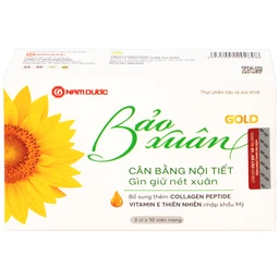 Viên hỗ trợ cân bằng nội tiết tố nữ Bảo Xuân Gold Nam Dược (3 vỉ x 10 viên)