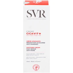 Kem bôi SVR Cicavit+ Creme dưỡng ẩm và làm dịu cho các trường hợp khô da, mẩn đỏ (40ml)