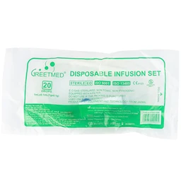 Dây truyền dịch kim bướm Greetmed 22G dùng để truyền dịch cho bệnh nhân