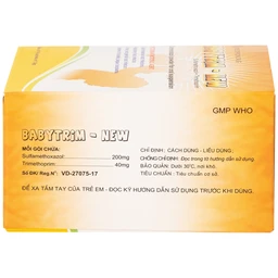 Bột uống Babytrim - New Pharbaco điều trị nhiễm khuẩn (10 gói x 1.5g)