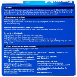 Viên sủi Panadol GSK giảm đau nhẹ và hạ sốt (6 vỉ x 4 viên)
