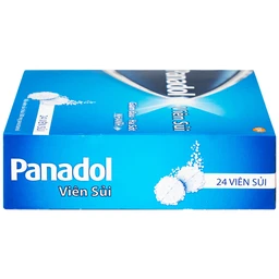 Viên sủi Panadol GSK giảm đau nhẹ và hạ sốt (6 vỉ x 4 viên)