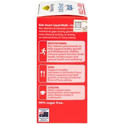 Siro hỗ trợ tăng sức đề kháng Kids Smart Liquid Multi + Iron Nature's Way (200ml)