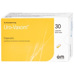 Thuốc Uro-Vaxom OM Pharma tăng cường miễn dịch do nhiễm khuẩn đường tiết niệu (3 vỉ x 10 viên)