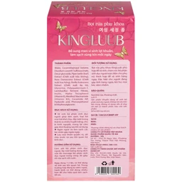 Bọt vệ sinh phụ nữ Kingluub làm sạch, khử mùi hương hoa hồng (100ml)