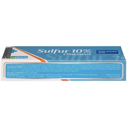 Kem bôi ngừa mụn, giảm sưng viêm sulfur 10% ointment Cospharm 30g