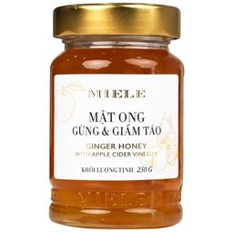 Mật Ong Gừng Và Giấm Táo Miele (250g)