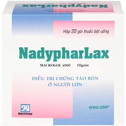 Thuốc NadypharLax 10g Nadyphar điều trị chứng táo bón ở người lớn (Hộp 20 gói)