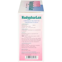 Thuốc NadypharLax 10g Nadyphar điều trị chứng táo bón ở người lớn (Hộp 20 gói)
