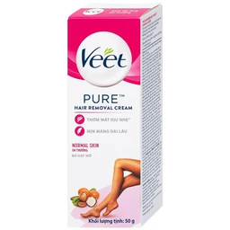Kem tẩy lông Veet Pure 50g cho da, hiệu quả chỉ từ 3 đến 6 phút