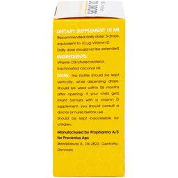 Dung dịch hỗ trợ phát triển xương, răng cho trẻ D3 Drops DAO Nordic Health (10ml)