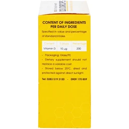 Dung dịch hỗ trợ phát triển xương, răng cho trẻ D3 Drops DAO Nordic Health (10ml)