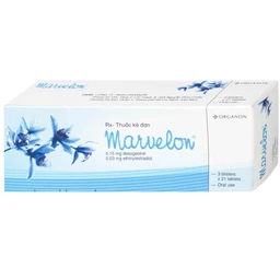 Thuốc tránh thai Marvelon Organon (3 vỉ x 21 viên)