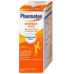 Thực phẩm bảo vệ sức khỏe Pharmaton Energy Fizzi Sanofi giúp tăng cường sức khỏe, sức đề kháng và giảm mệt mỏi (10 viên)