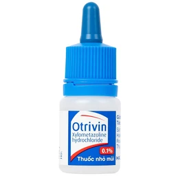 Thuốc nhỏ mũi Otrivin 0.1% GSK điều trị nghẹt mũi, sung huyết mũi họng (10ml)