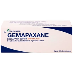 Thuốc tiêm Gemapaxane 4000/0.4ml Italfarmaco dự phòng huyết khối tĩnh mạch (6 bơm tiêm)