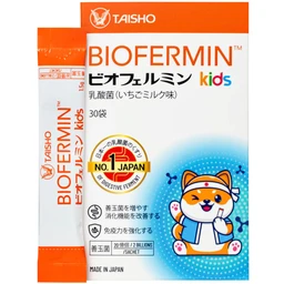 Cốm bổ sung lợi khuẩn đường ruột Biofermin Kids Taisho (30 gói)