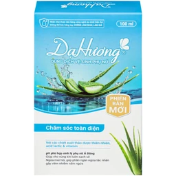 Dung dịch vệ sinh phụ nữ Dạ Hương Xanh Lô Hội giúp làm sạch nhẹ nhàng, khử mùi hôi (100ml)