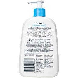 Sữa rửa mặt dịu nhẹ Cetaphil Gentle Skin Cleanser bổ sung độ ẩm dành cho mọi loại da (473ml)