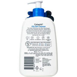 Sữa rửa mặt Cetaphil Oily Skin Cleanser cho da dầu, nhạy cảm (473ml)