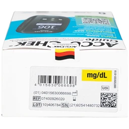 Máy đo đường huyết Accu Chek Guide hỗ trợ theo dõi, kiểm soát lượng đường trong máu