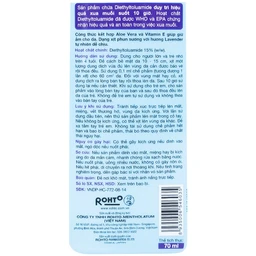 Xịt chống muỗi Remos hương Lavender xua muỗi suốt 10 giờ (70ml)