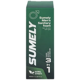 Bọt vệ sinh nam Sumely Men's Sanitary Foam làm sạch, khử và ngăn mùi, hương thơm mát (100ml)