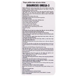 Dung dịch uống hỗ trợ bổ não Bioamicus Omega-3 (30ml)