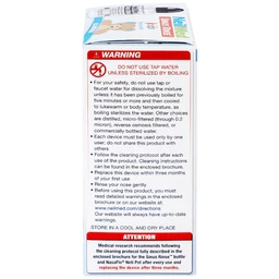 Bộ rửa mũi trẻ em Neilmed Pediatric Starter kit (1 bình + 30 gói) dùng cho trẻ từ 4 đến 10 tuổi