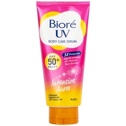 Tinh chất chống nắng Biore UV Body Care Serum Intensive Aura SPF50+ PA+++ dưỡng sáng da (150ml)