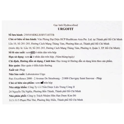 Gạc lưới linh hoạt ôm sát Urgofit 10x10cm (10 miếng) hỗ trợ kích thích làm lành vết thương cấp và mãn tính