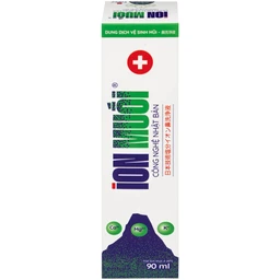 Xịt mũi ion muối Fujiwa 90ml giúp làm sạch, giảm viêm, phòng ngừa sổ mũi