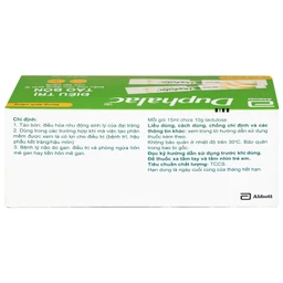 Thuốc Duphalac Abbott điều trị táo bón, điều hòa nhu động sinh lý của đại tràng (20 gói x 15ml)