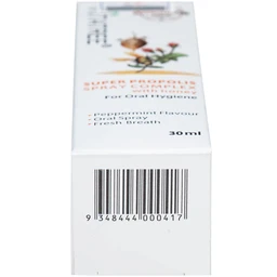 Chai xịt họng hỗ trợ giảm đau rát cổ do viêm họng Vitatree Super Propolis Spray Complex With Honey (30ml)