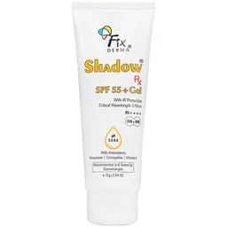 Gel chống nắng Fixderma Shadow SPF 55+ bảo vệ da khỏi tia UV, dưỡng ẩm (75g)