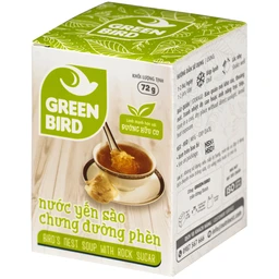 Nước Yến Sào Chưng Đường Phèn Greenbird (hũ 72g)