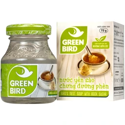 Nước Yến Sào Chưng Đường Phèn Greenbird (hũ 72g)