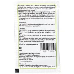 Bột nhuận tràng Peg Gold Medvie (30 gói x 6.65g) cải thiện tình trạng táo bón cho trẻ từ 6 tháng tuổi