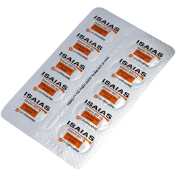 Thuốc Isaias 600mg Davipharm điều trị triệu chứng suy tuần hoàn tĩnh mạch mạn tính (6 vỉ x 10 viên)