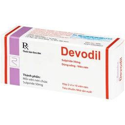 Thuốc Devodil Remedica điều trị ngắn hạn chứng lo âu, rối loạn hành vi nghiêm trọng (2 vỉ x 10 viên)
